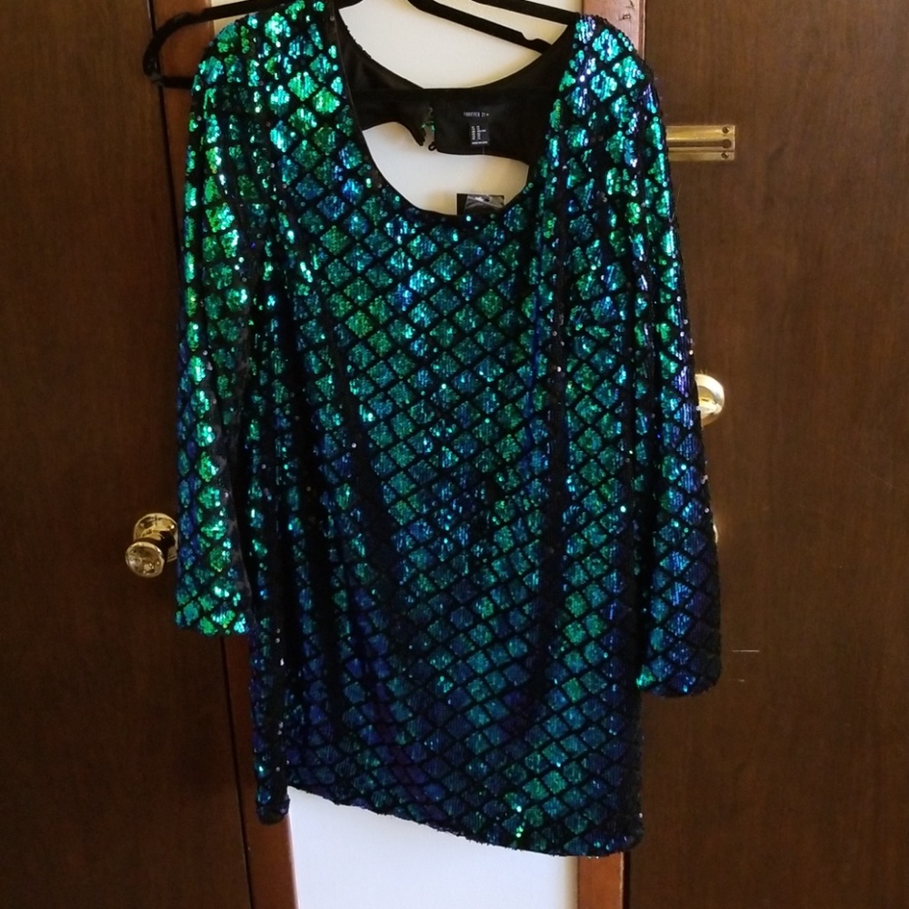 Sequined party dress